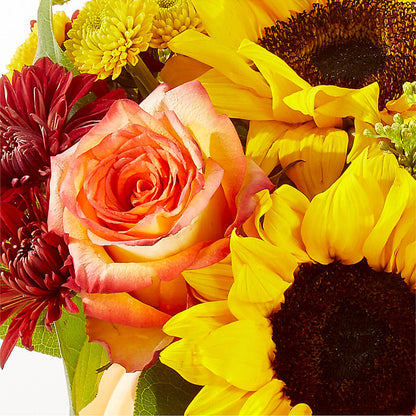Golden Gourd Pumpkin Bouquet –  Realm Of Blooms, Carnegie PA