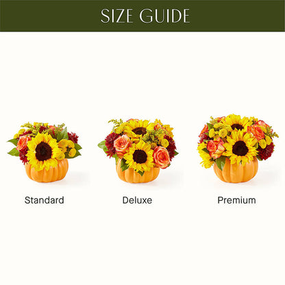 Golden Gourd Pumpkin Bouquet –  Realm Of Blooms, Carnegie PA