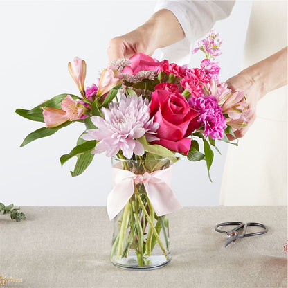 Pink Ribbon - A Florist Original –  Realm Of Blooms, Carnegie PA