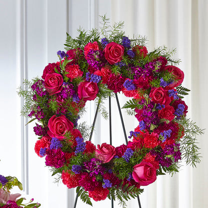 Calming Colors Wreath –  Realm Of Blooms, Carnegie PA