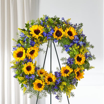 Bright Rays Wreath –  Realm Of Blooms, Carnegie PA