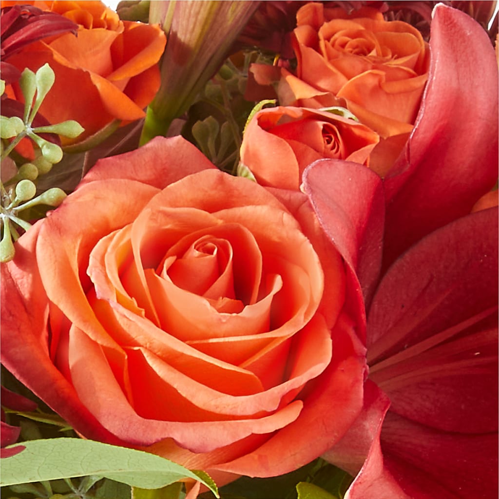 Crimson Leaves Bouquet –  Realm Of Blooms, Carnegie PA