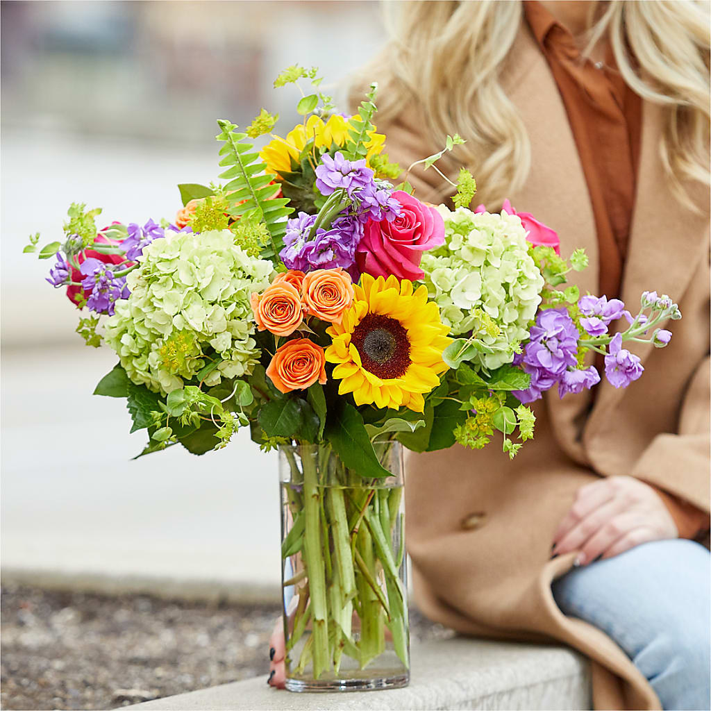 Vibrant Greetings Bouquet –  Realm Of Blooms, Carnegie PA