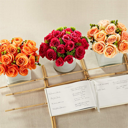 Dawn Rose Centerpiece –  Realm Of Blooms, Carnegie PA